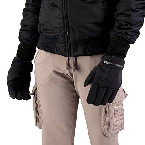ALPHA INDUSTRIES MA-1 Gloves 03-black talla S