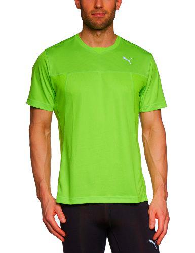 PUMA - Camiseta de Running para Hombre, tamaño M, Color jazmín Verde
