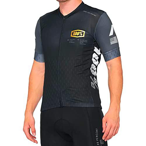 100% MTB WEAR EXCEEDA Jersey Black/Charcoal Maillot