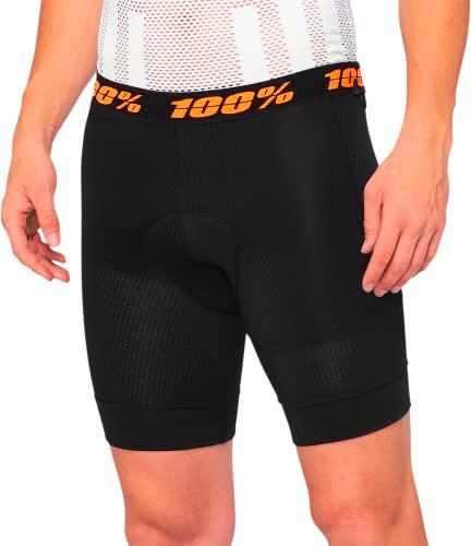 100% MTB WEAR CRUX Liner Shorts Black-36 Pantalón Corto