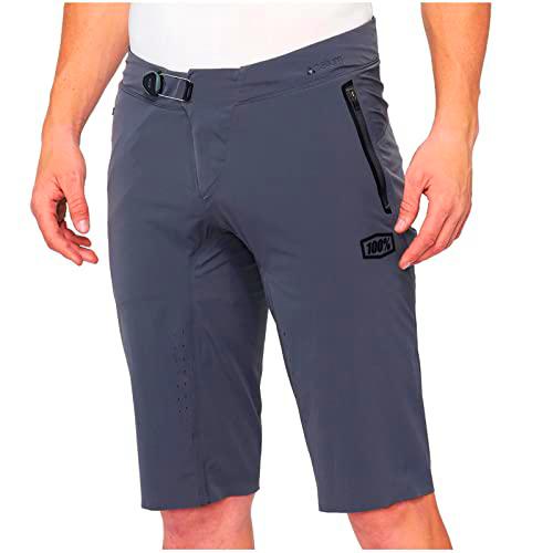 100% MTB WEAR CELIUM Shorts Charcoal-38 Pantalón Corto