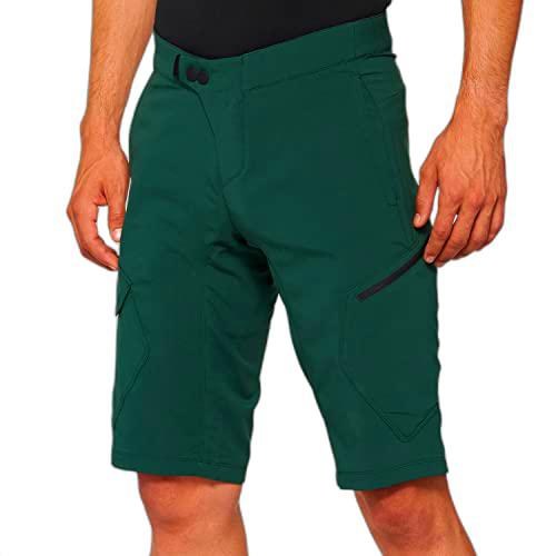 Desconocido Pantalon Corto 100% Ridecamp, Verde Bosque