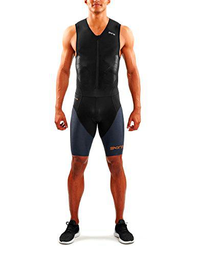 SKINS DNAmic Triathlon Skinsuit - Traje de triatlón con Cremallera Frontal para Hombre