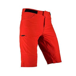 Leatt Pantalones Cortos MTB Trail 3.0, Lava, 50W para Hombre