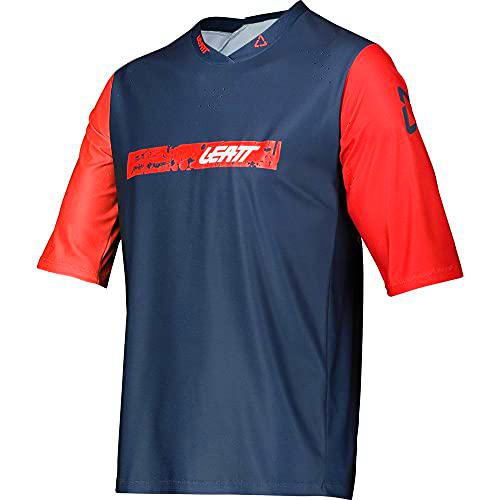 Leatt Camiseta MTB 3.0 T-Shirt, BLU, XX-Large Hombres
