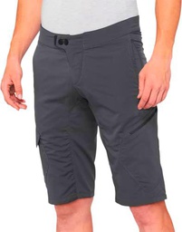 100% MTB WEAR RIDECAMP Shorts Charcoal-36 Pantalón Corto