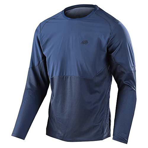 Troy Lee Designs Drift Jersey LS - Camiseta de Ciclismo para Hombre
