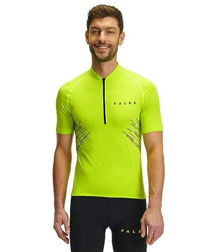 FALKE Camiseta de Manga Corta para Ciclismo M TS, Material Funcional Que Regula la Humedad