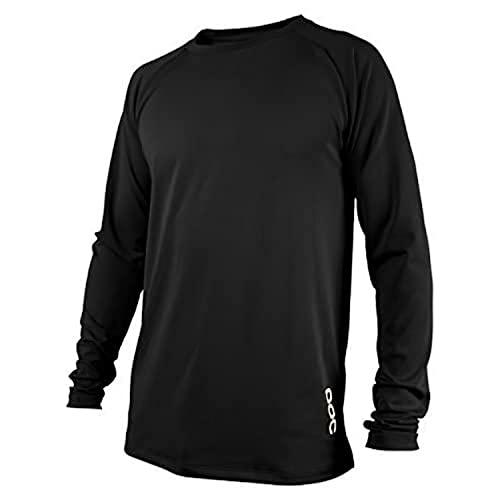 POC Essential DH LS Jersey T-Shirt, Men's, Carbon Black, M