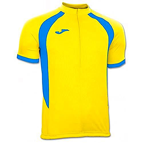 Joma Giro Camiseta, Hombres, Amarillo-907, XS