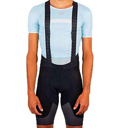 Sportful Shield Bibshort Pantalón Corto de, Hombre, Negro, L