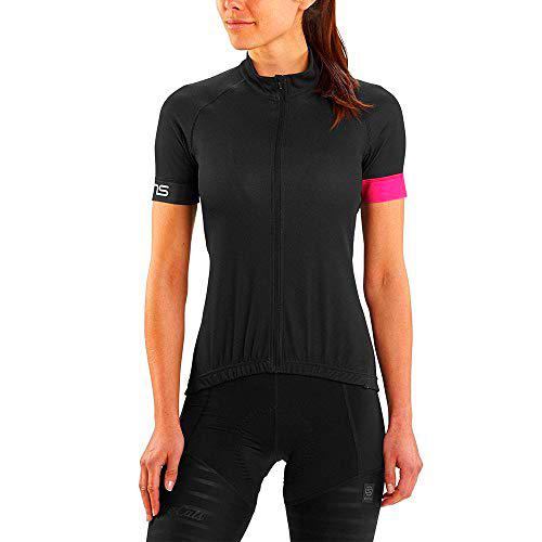 Skins Cycle Classic - Maillot Manga Corta Mujer - Negro Talla S 2018