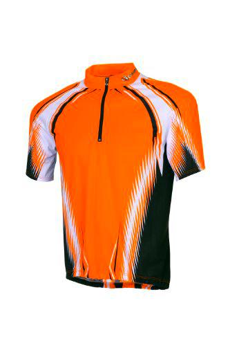 Gonso - Maillot de Ciclismo para Hombre, tamaño L, Color Mandarin