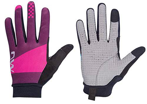 Northwave Air Full - Guantes (talla XS), color fucsia/negro