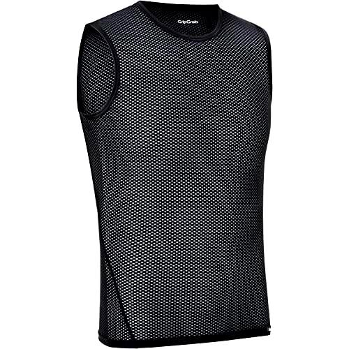 GripGrab Camiseta Interior Ciclismo Ultralight Pack 1 o 3 uds Sin Mangas Rejilla Ropa Técnica Ciclista Transpirable