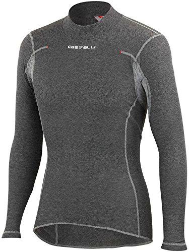 castelli - Flanders Warm Long Sleeves, Color Gris, Talla M