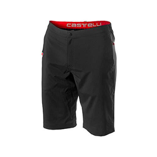 CASTELLI Milano Short Pantalones Cortos, Negro, 3XL Hombre