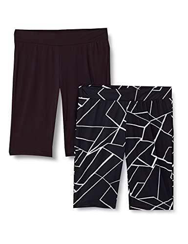 Urban Classics Ladies AOP Cycle Shorts 2-Pack Pantalones Cortos