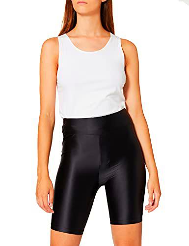 Urban Classics Ladies Highwaist Shiny Metallic Cycle Shorts Pantalones Cortos