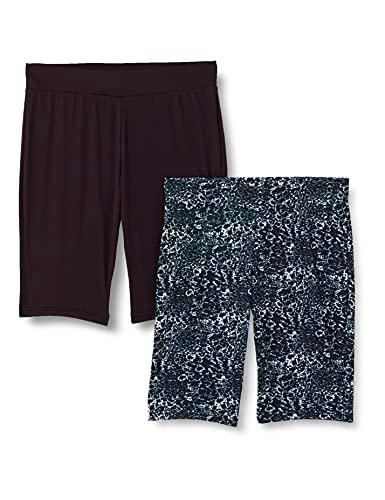 Urban Classics Ladies AOP Cycle Shorts 2-Pack Pantalones Cortos