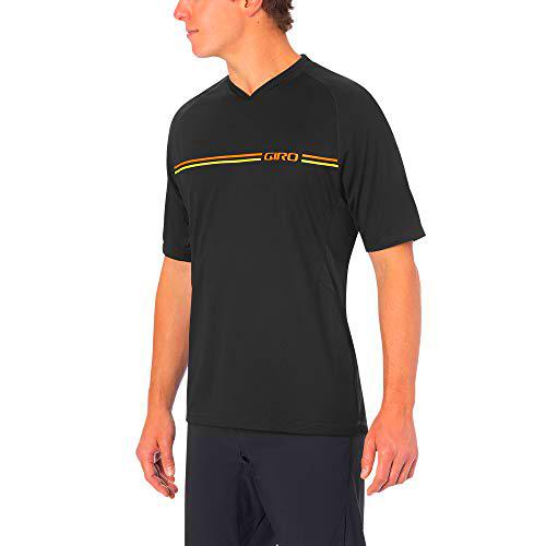 Giro Xar - Camiseta Unisex para Hombre, Talla S, Color Negro