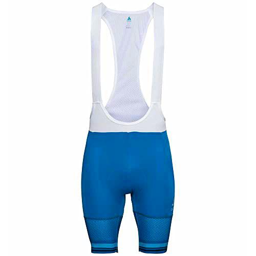 Odlo Zeroweight Ceram - Pantalón con tirantes para hombre mykonos blue