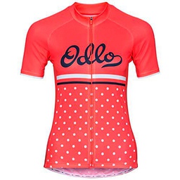 Odlo Stand-Up Collar S/S Full Zip Fujin Print Camiseta