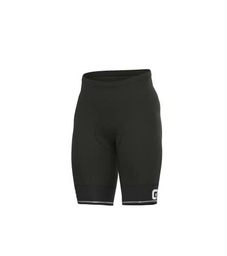 Alé Cycling Corsa sólida Pantalones Cortos, Negro/Blanco