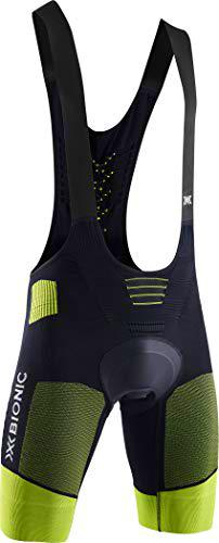X-Bionic Culotte Corto C/Tirantes EFFEKTOR G2 Bike Hombre Opal Black/EFFEKTOR Green Talla XXL Cortos