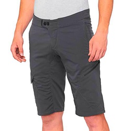 100 Percent RIDECAMP Shorts CHARCOAL-34 Pantalones Cortos