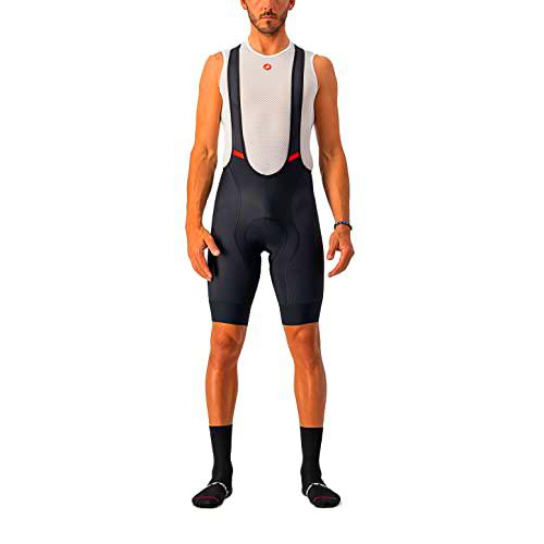 CASTELLI Competición Bibshort Pantalones Cortos, Negro