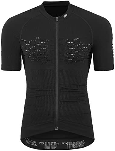 X-Bionic Maillot M/C EFFEKTOR G2 Bike Zip Hombre Black Melange Talla S Manga Corta