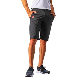 CASTELLI Milano Short Pantalones Cortos, Negro, M Hombre