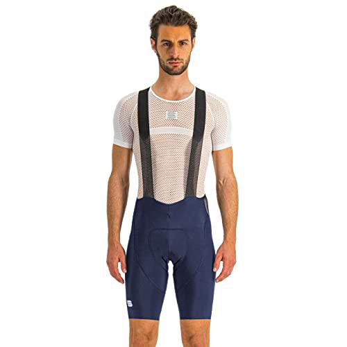 Sportful Classic Bibshort Pantalón Corto de, Galaxy Blue, XL Hombre