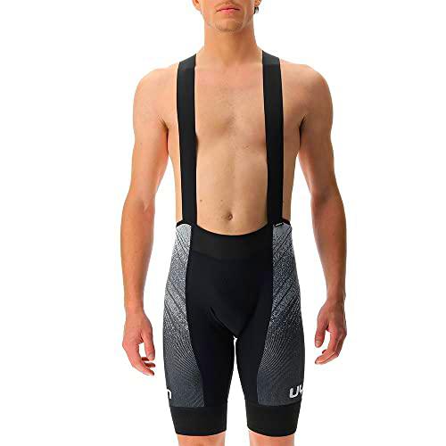 UYN Racefast OW Pantalones Cortos, Blanco/Negro, Medium para Hombre