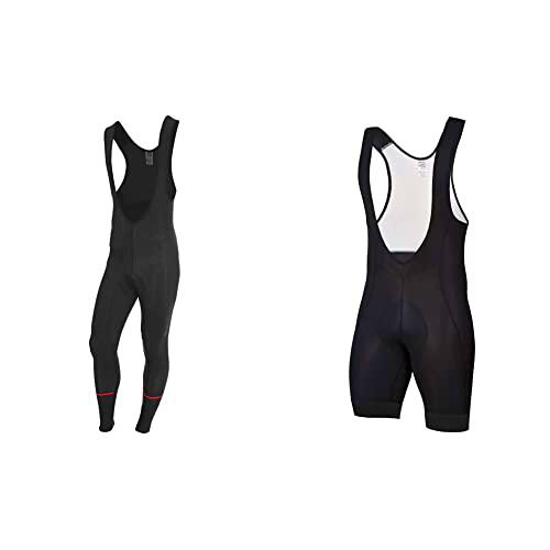 Spiuk Anatomic Culote Largo, Hombres, Negro-Rojo, XL &amp; Culote Corto C/T Anatomic Hombre Negro T, Talla XL