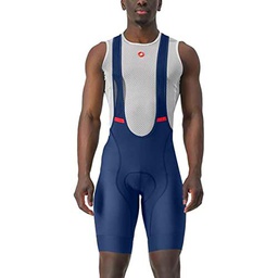 CASTELLI Competición Bibshort Pantalones Cortos, Bélgica Azul