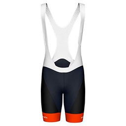 Velovista Bibshort Men Pantalones Cortos, Rojo, S para Hombre