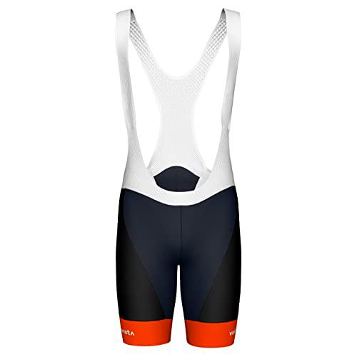 Velovista Bibshort Men Pantalones Cortos, Rojo, S para Hombre