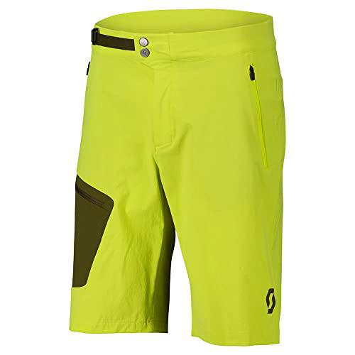 Scott Pantalon Corto MS EXPLORAIR Light Color Bitter Yellow/FIR Green Talla S para Hombre