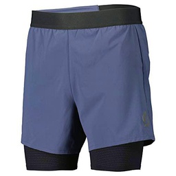 Scott Pantalon Corto Hybrid MS Endurance Tech Color Metal Blue/Black Talla S para Hombre