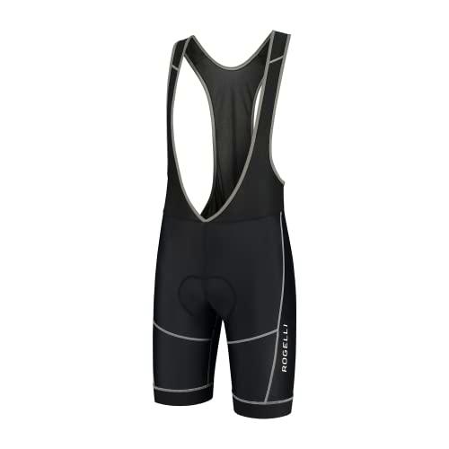 Rogelli Kurze Hose Lugo 2.0, Pantalones Cortos Hombre, Negro, 3XL