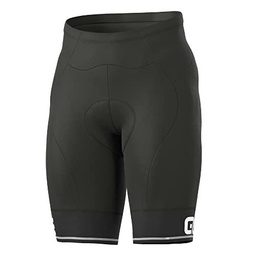 Alé Cycling Corsa sólida Pantalones Cortos, Negro/Blanco