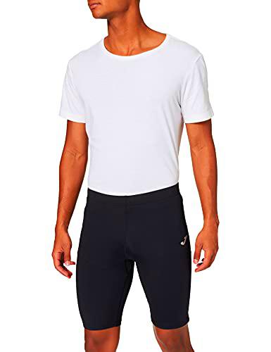 Joma Record Pantalones Cortos Calentador Lycra, Hombres, Negro, 2XS