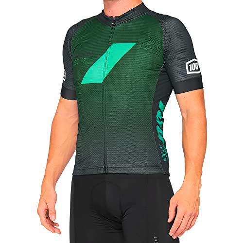 100% MTB WEAR EXCEEDA Jersey Teal/Black Maillot, Multicolor