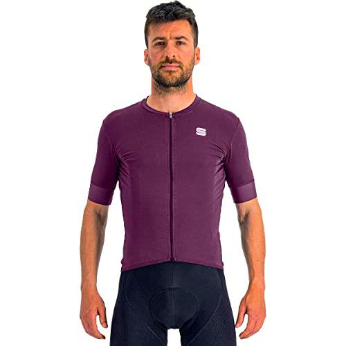 Sportful Jersey Monocrom Camiseta, Hombre, Malva, S
