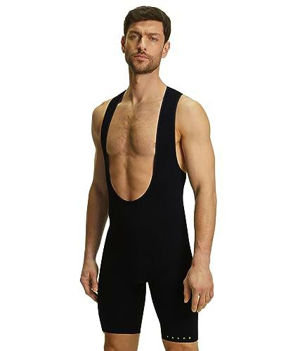 FALKE Biking Bib Seamless M Sksh-Material Funcional regulador de la Humedad (1 Unidad) Pantalones Cortos