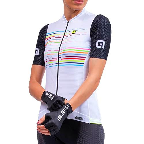 Ale Logotipo de Prs Jersey de Manga Corta, Blanco, M para Mujer