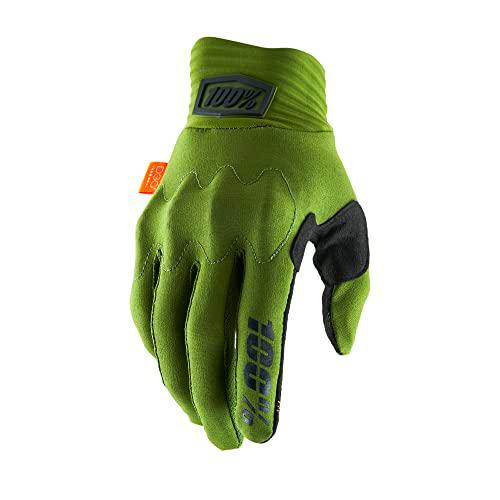 Desconocido 100% Guantes Cognito 22, Sport, Verde Militar/Negro (Multicolor), m