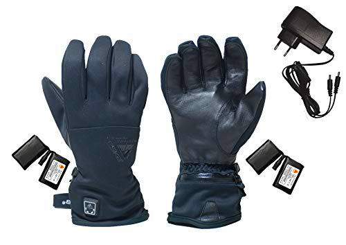 Alpenheat Guantes térmicos para Mujer, Color Negro, L